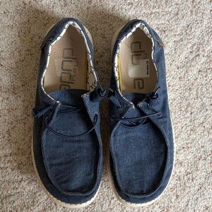 Hey Dude Navy Slip-On Shoes